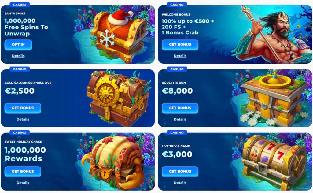 Casino bonuses posido casino